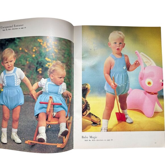 Vintage Spinnerin Knitting Pattern Books Set Vol. 309 & 169 1963/1966 - Picture 11 of 15